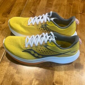 Saucony Ride 17 Men's Vibrant Yellow Running Shoes